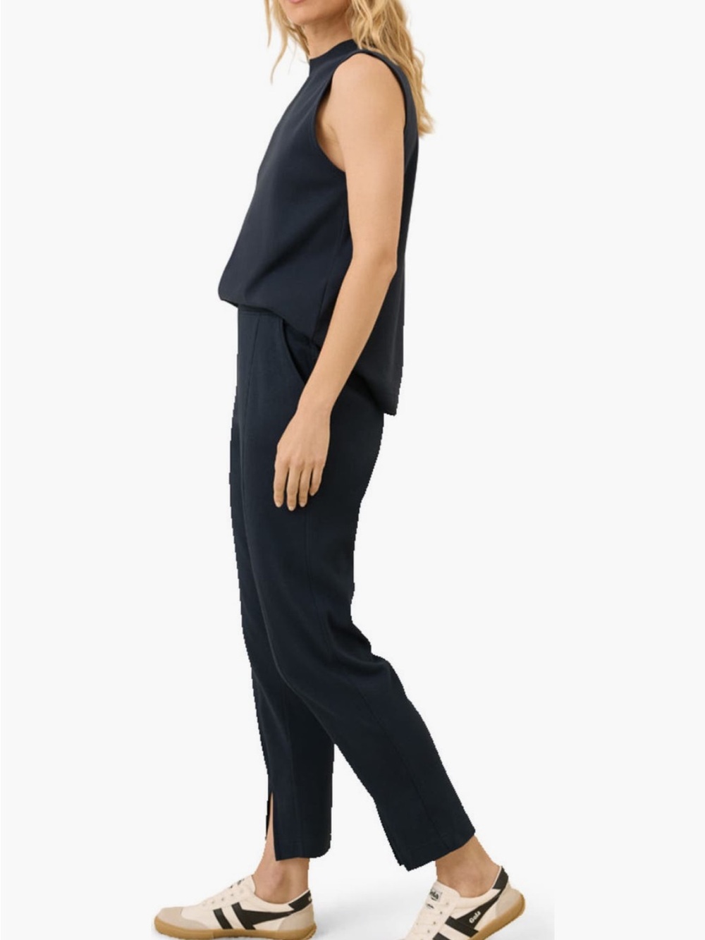 New W/ Imperfections Pact Sz XL Navy Organic Cotton Airplane Tapered Leg Pant - Picture 2 of 13
